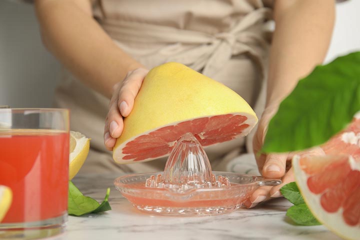 柚子汁是孕妇维生素C的健康来源