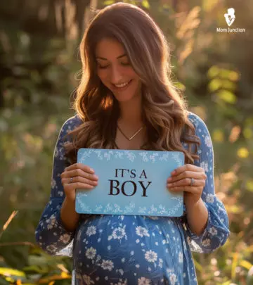 A Pregnant Woman Doing Ring Gender Test