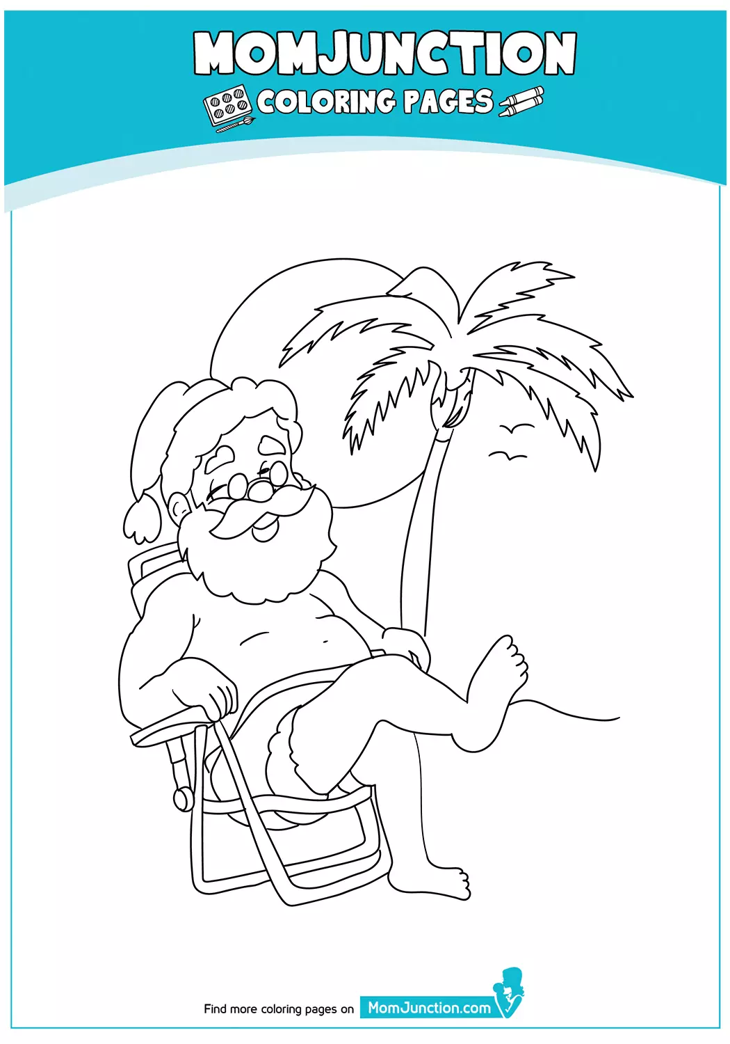 Santa-Chilling-At-The-Beach-17