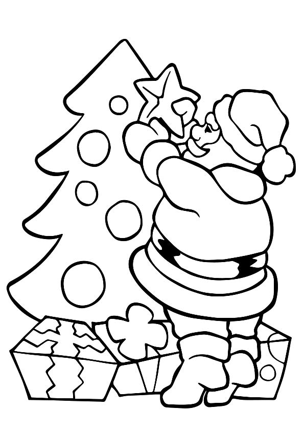 Santa-Decorating-The-Christmas-Tree