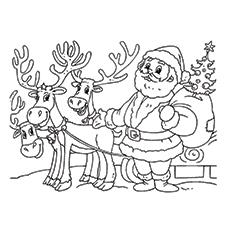 Santa-With-His-Reindeer-Friends