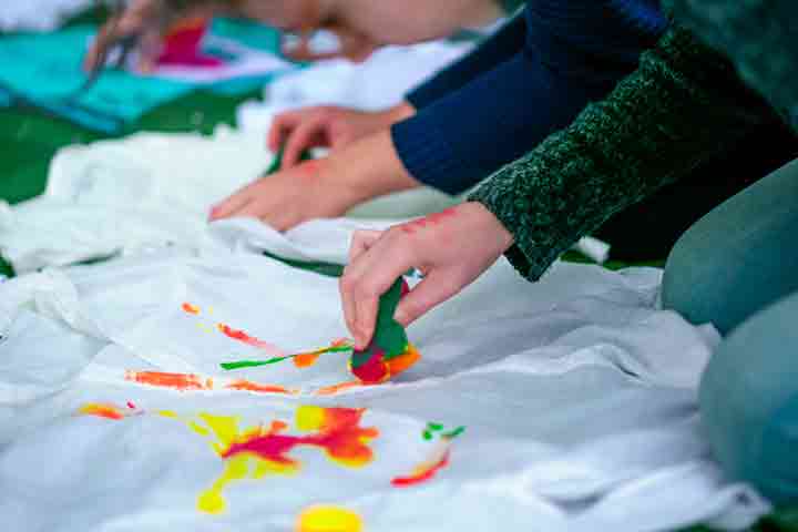 T-shirt painting, Independence day activity for kids