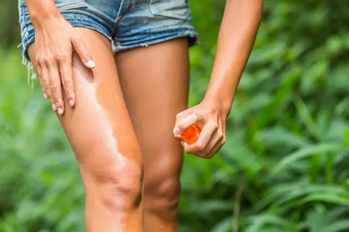 Use insect repellants to prevent spider bites