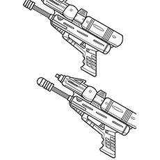 Water Gun coloring page