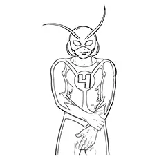 The Ant Man coloring page