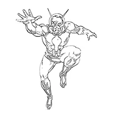 Henry, Ant Man coloring page