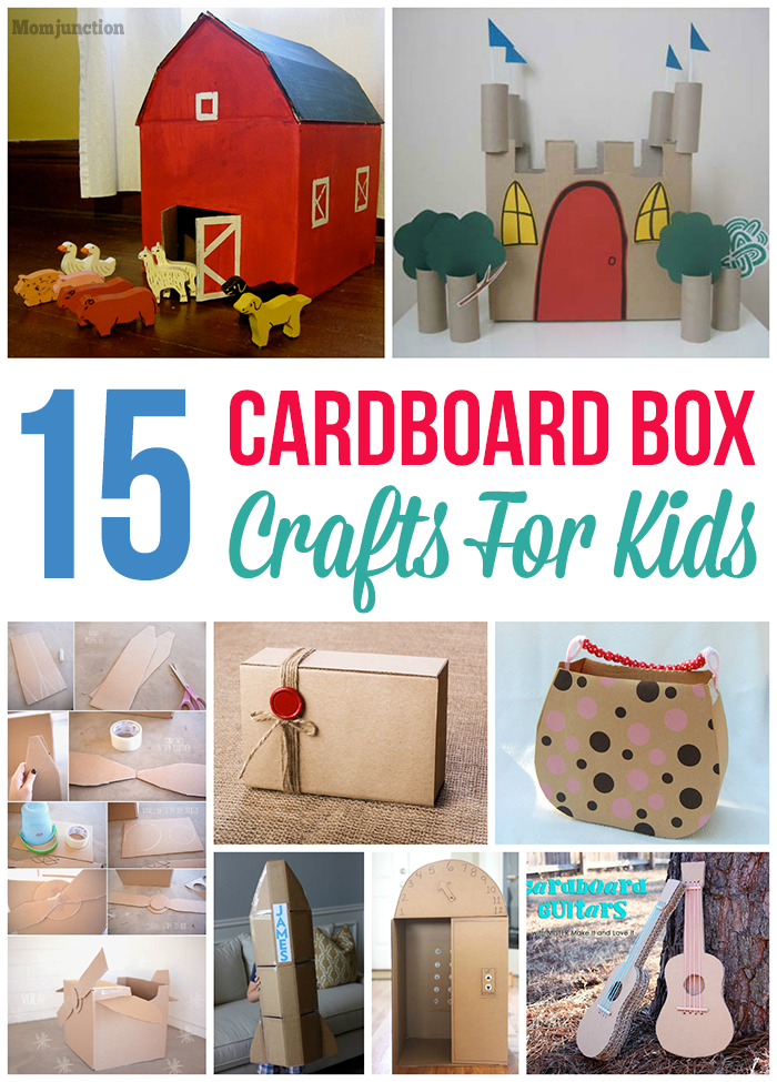 15 Fun And Easy Cardboard Box Crafts For Kids