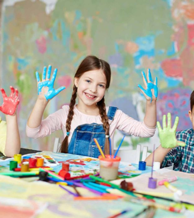 Printmaking for kids - The Creative Kids' Corner