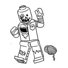 Roblox Zombie Coloring Page