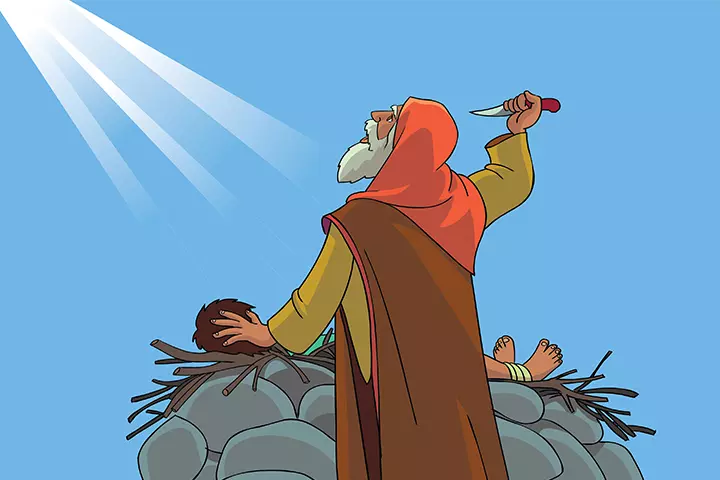 Abraham And His Son For Sacrifice from Bible stories for children