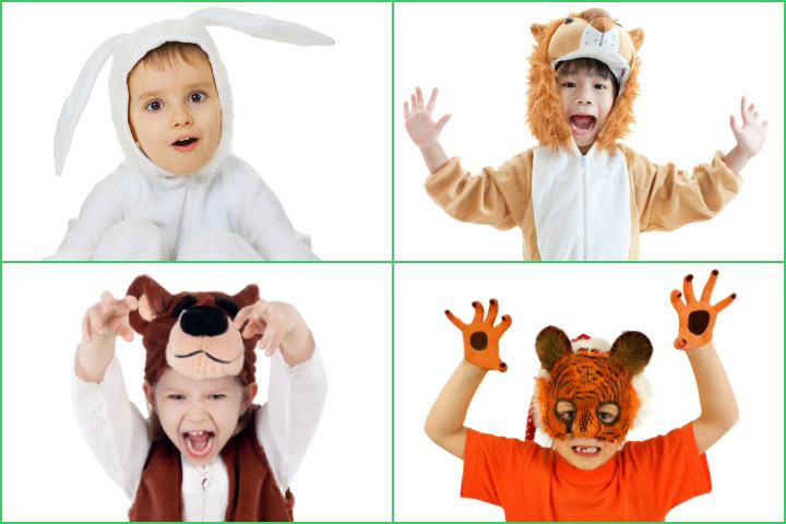 Animal costume fancy dress idea for kids