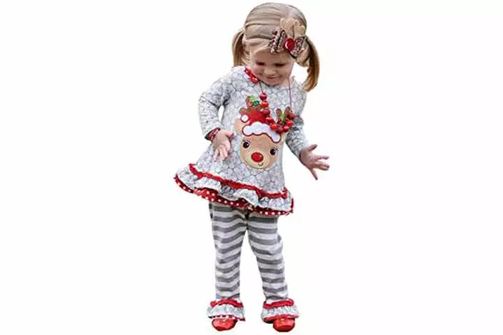 C&M Wodro Girl’s Christmas Outfits