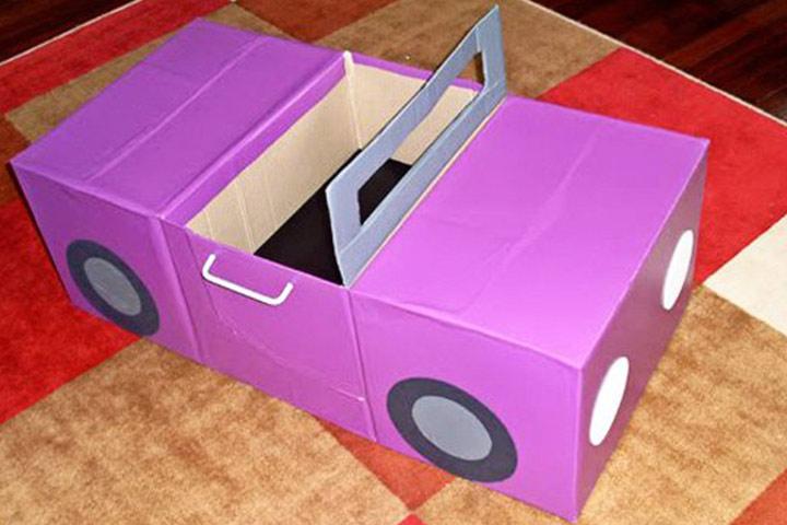 15 Fun & Easy Cardboard Box Crafts For Kids