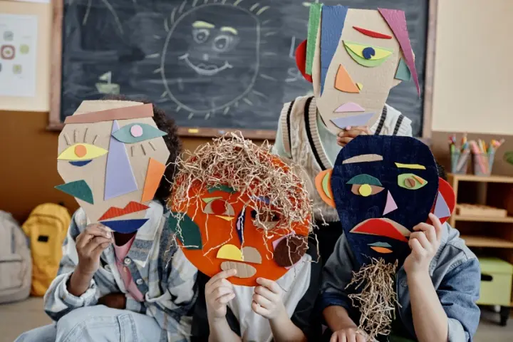 Cardboard masks