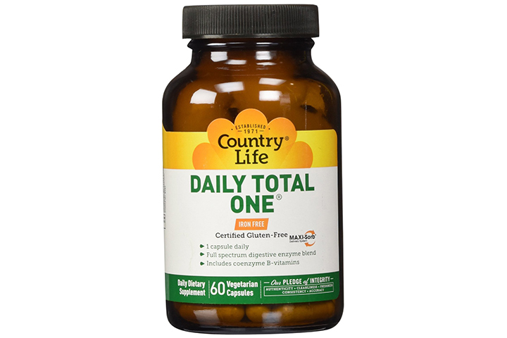 Country Life Daily Total One Maxi-Sorb Multivitamins (With Iron)