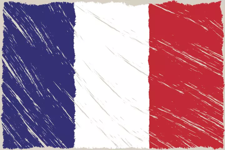 French flag drawing activities for kids