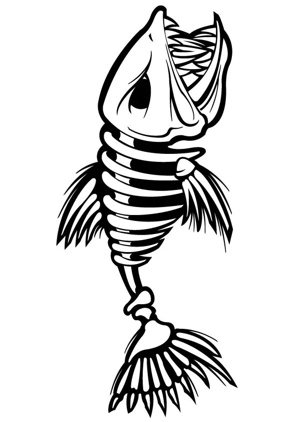 Fish-skeleton