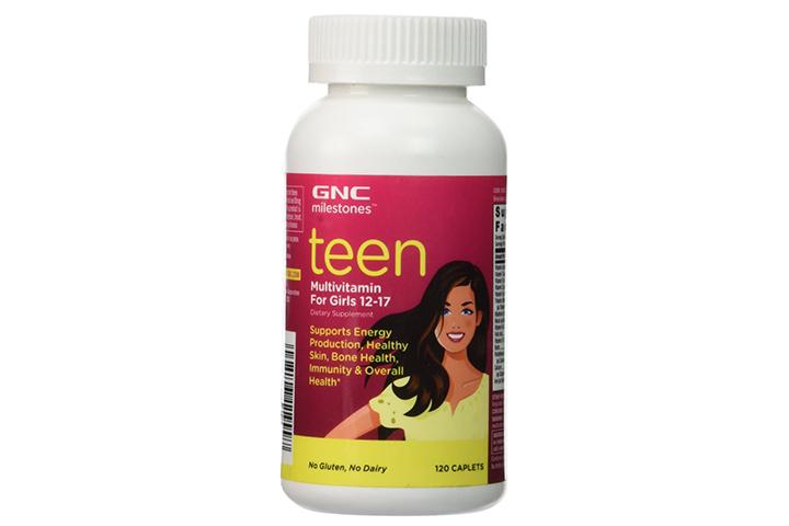 GNC Milestones Teen Multivitamin For Girls 12 To 17