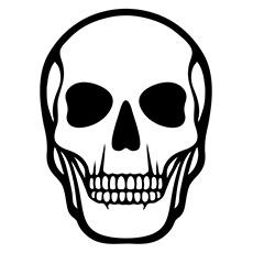 30 Skeleton Head Coloring Pages