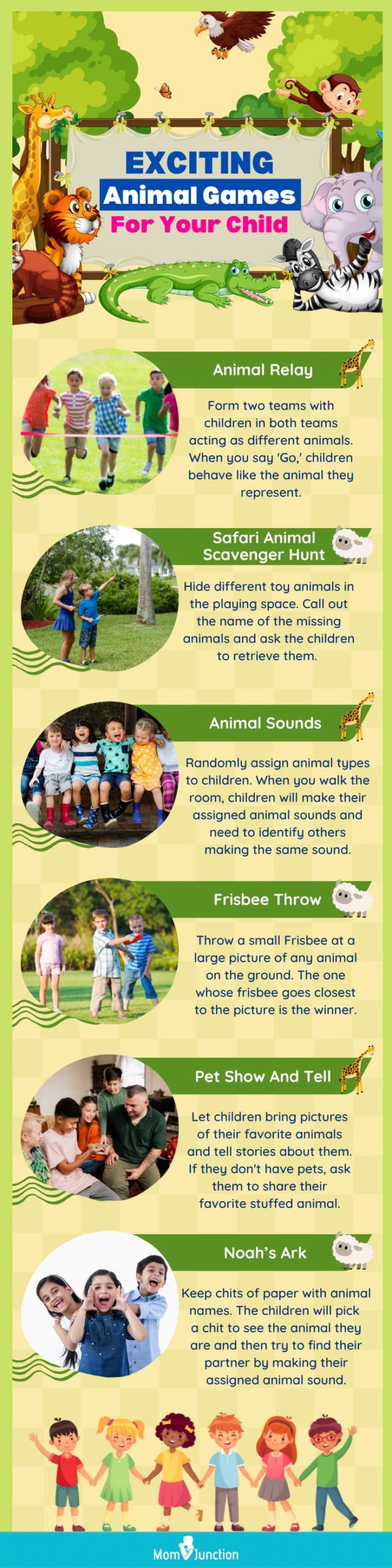 exciting animal games for your child (infographic)
