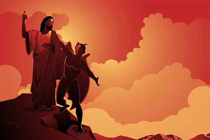 Jesus’ 40 Days Of Temptation from Bible stories for children