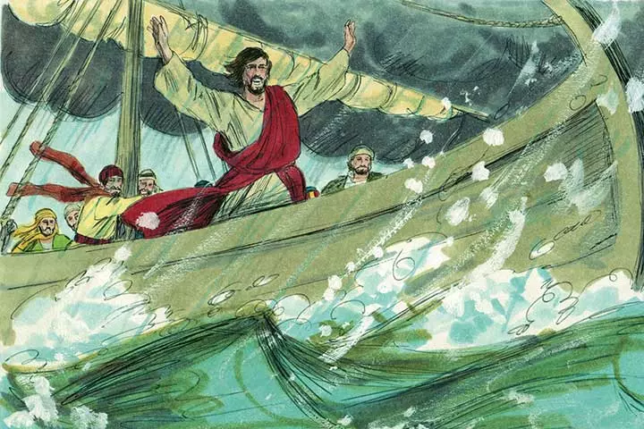 Jesus Stops A Storm from Bible stories for children