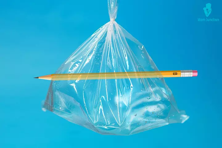 Leak-proof bag, Science Experiments For Kids