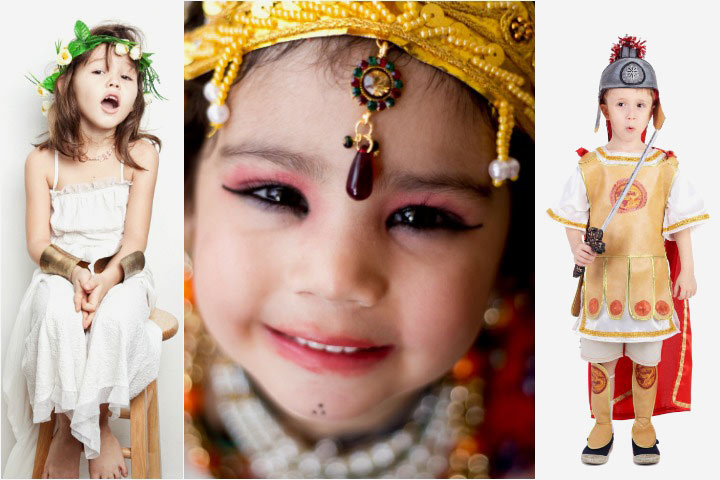 Mythological character fancy dress idea for kids