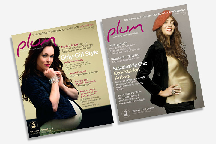 Plum, pregnancy and newborn magazines