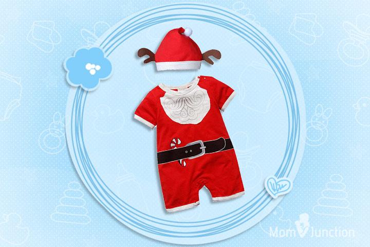 santa one piece costume