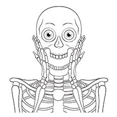 Featured image of post Skeleton Coloring Pages Free