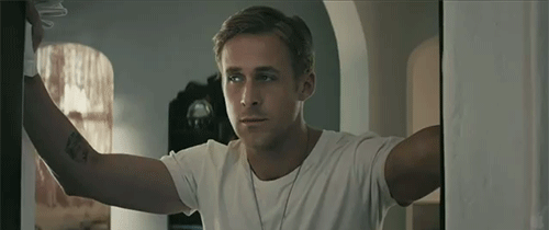 That contemplating look of Ryan Gosling