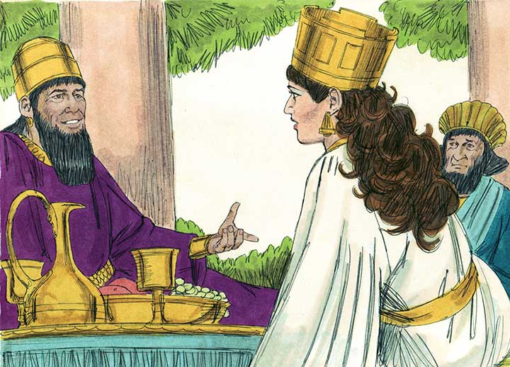 The Brave Queen Esther from Bible stories for children
