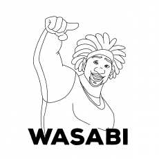 Wasabi from Big Hero 6 coloring page