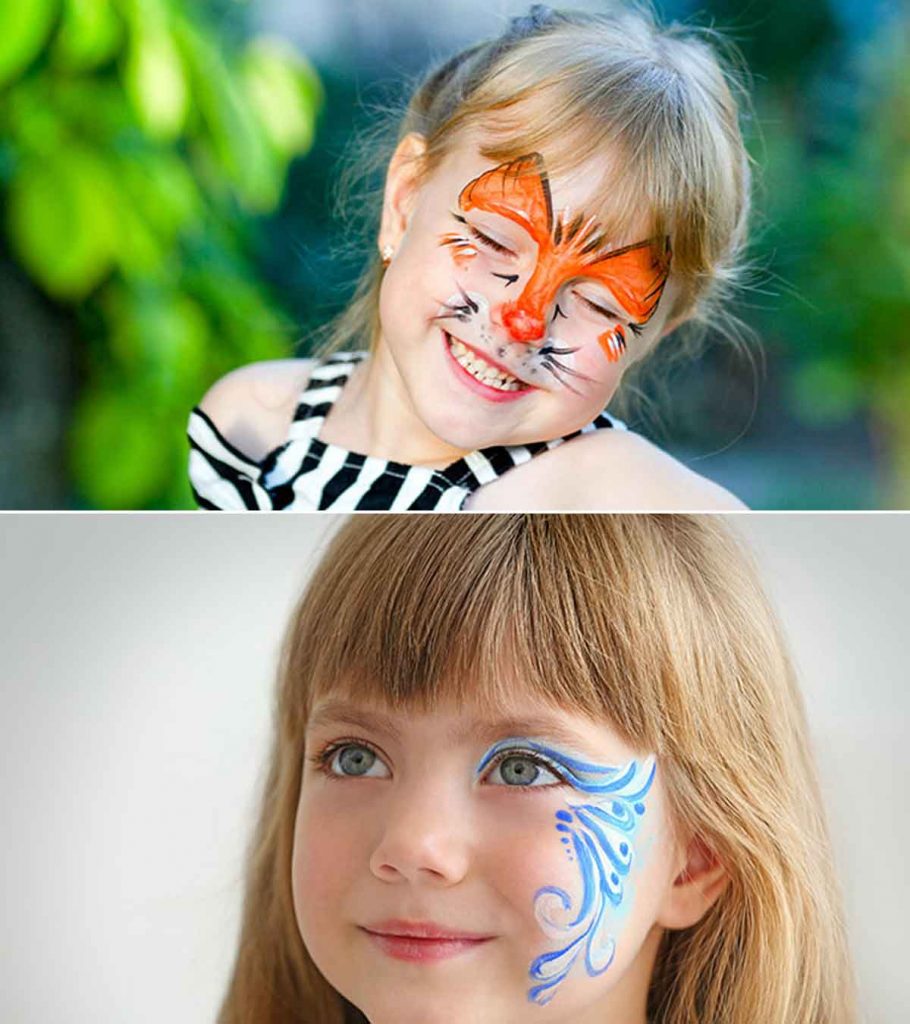 Easy Face Paintings For Girls