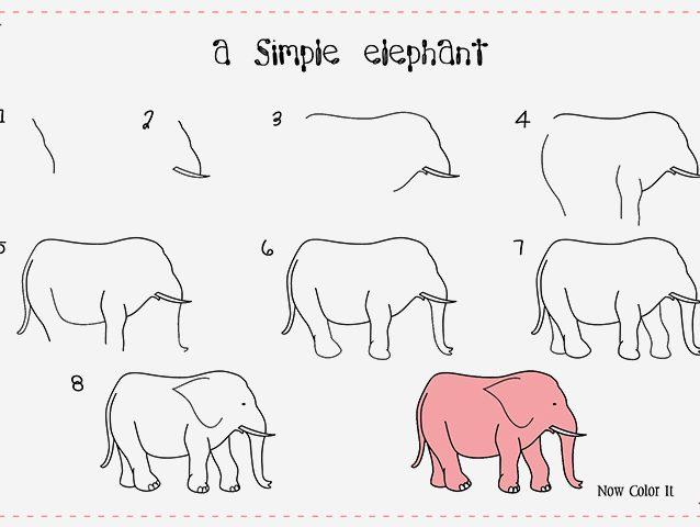 How To Draw An Elephant For Kids In Easy Steps?