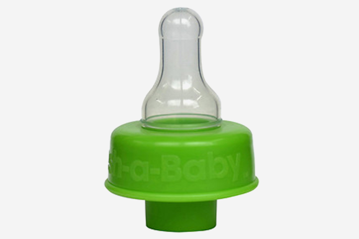 A baby bottle adapter is a great tool to covert a water bottle into a feeding bottle.