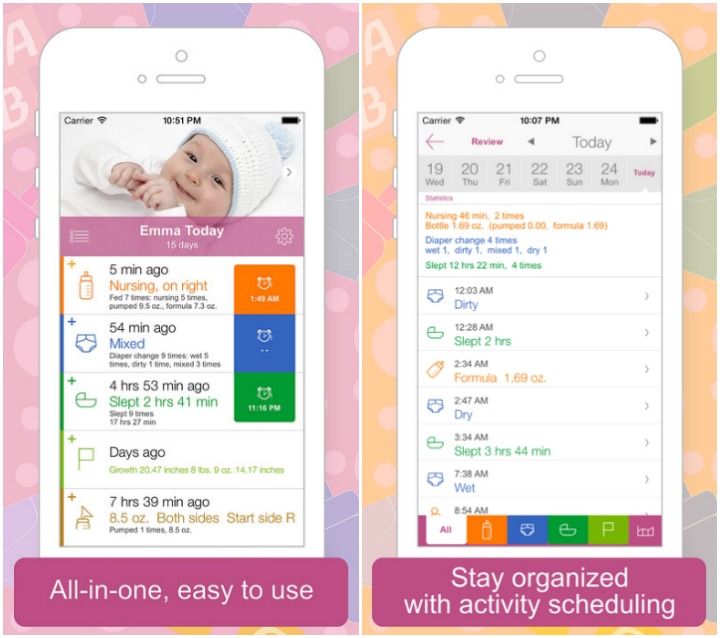 Baby feeding apps or new moms