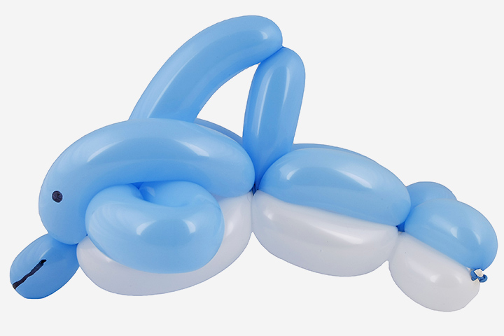 Balloon based dolphin crafts for preschoolers