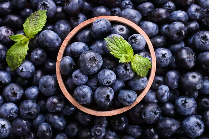 Blueberries may turn stools dark
