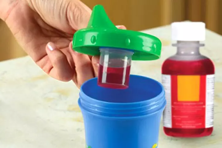 Conceal that most disliked medicine in this medicine dispensing sippy cup for your baby.