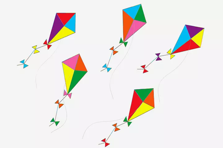 How to make a diamond kite for kids