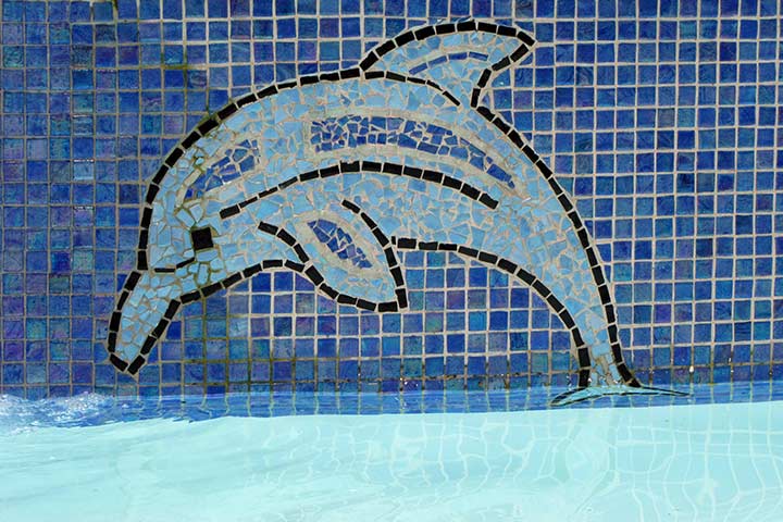 Dolphin mural craft for preschoolers