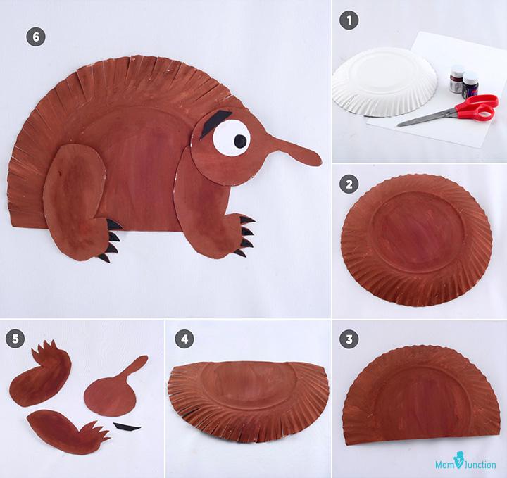 Cardboard Color Your Own Zoo Animal Masks