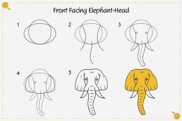 Elephant side view | Elephant drawing, Elephant tattoo design, Elephant  head drawing