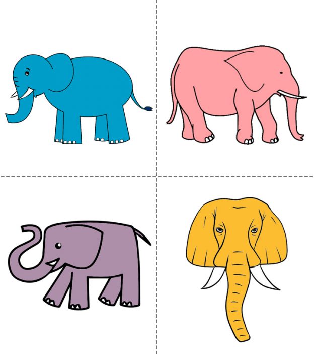 Easy Elephant Drawing for kids Step by Step-saigonsouth.com.vn