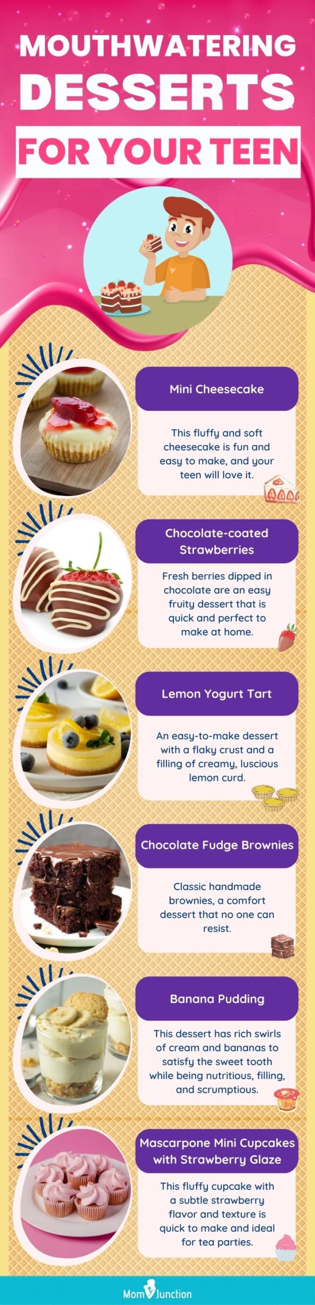 mouthwatering desserts for your teen (infographic)