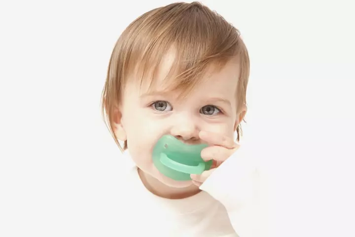 Molar Muncher is a pacifier that works on the entire gum line all at one time.