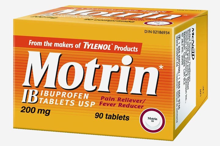 Motrin Dosage Chart For Toddlers