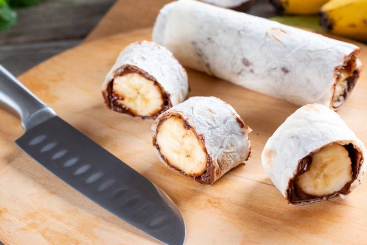 Peanut Butter Banana Roll-Ups